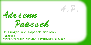 adrienn papesch business card